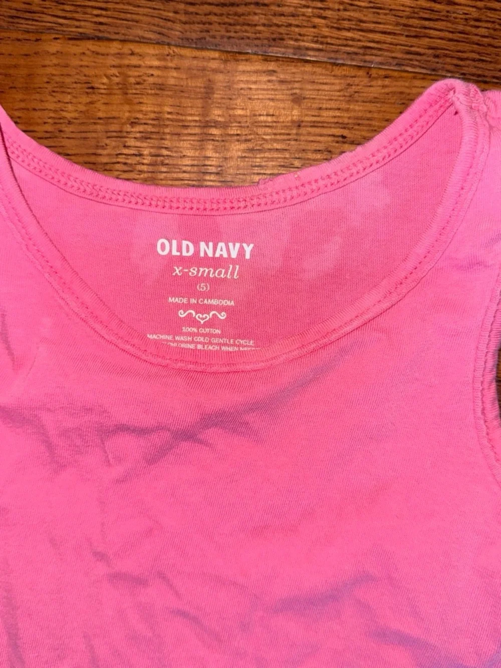 Old Navy Bright Pink Tank Top